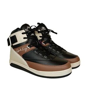 Patrick Ewing Rebound High Top Basketball Shoes Black/Brown/White Men's Size 11